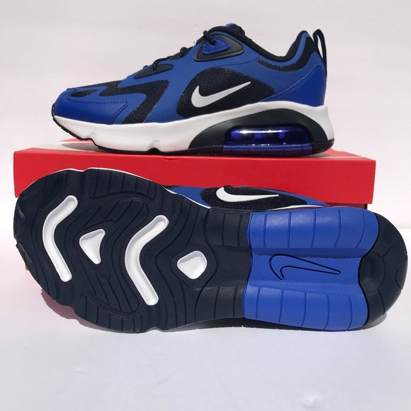 MEN AIR MAX 200 RACER BLUE/WHITE OBSIDIAN - Picture 6 of 12